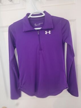Under Armour Purple 1/4 Zip Pullover